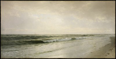 静かな海景、1883 作： William Trost Richards